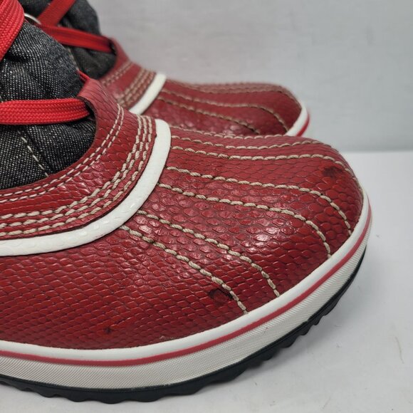 Sorel Tivoli Women's Red Waterproof Boots NL1530-986 US Size 7.5 - Picture 7 of 12